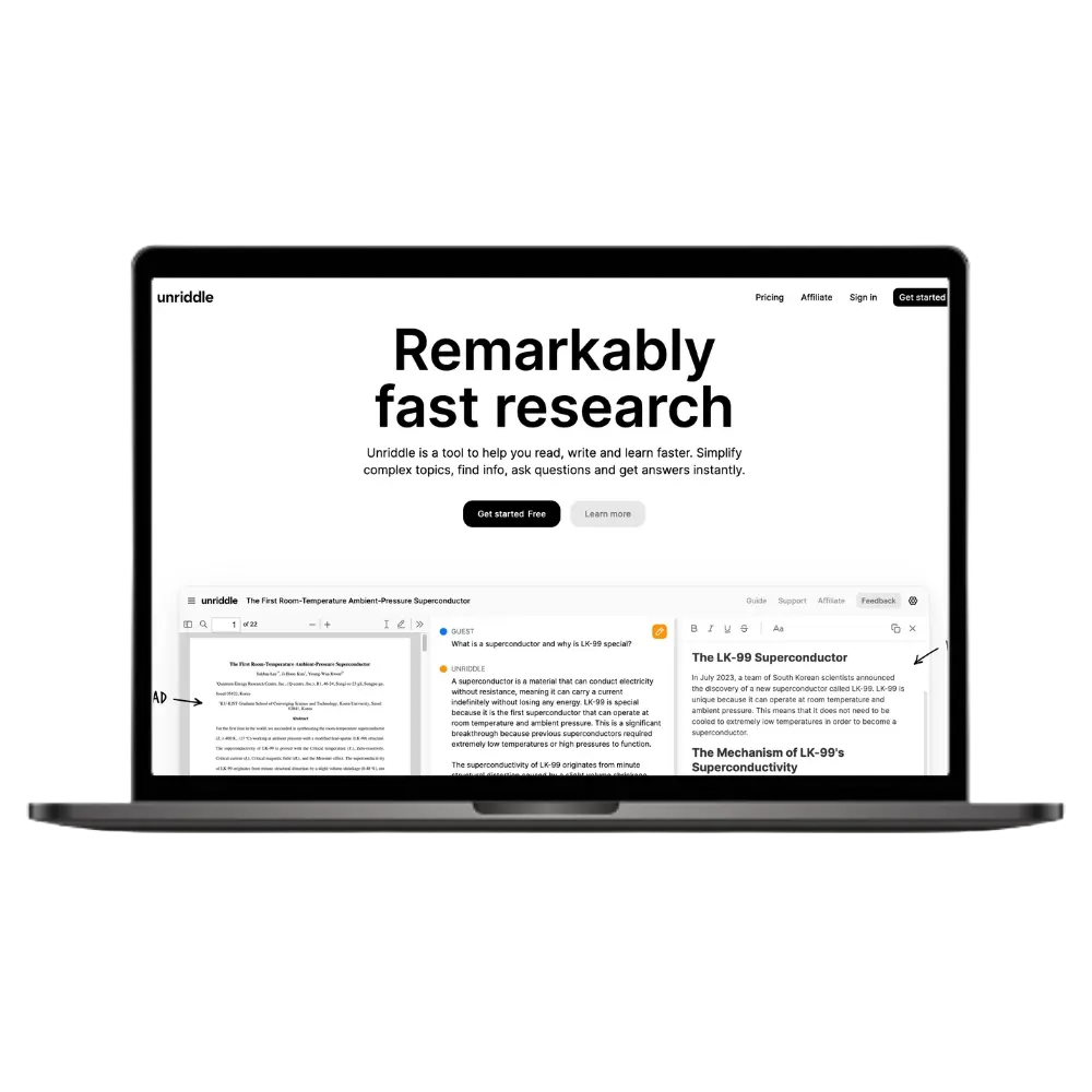 Unriddle-Laptop-Image-Best-AI-Tools-for-Essay-Writing