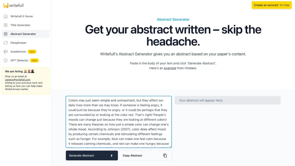 writefull-abstract-generator-pasted-paper
